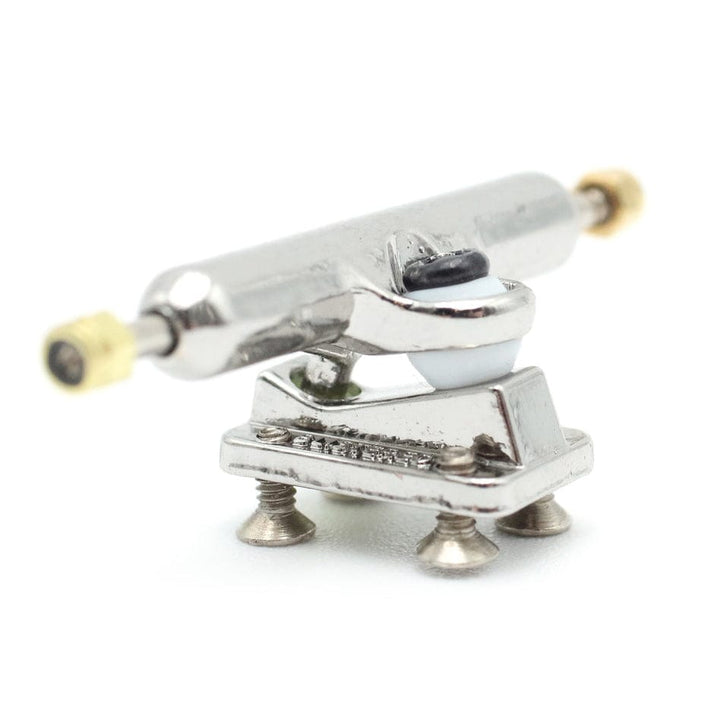 Teak Tuning Pro Fingerboards 33mm Professional Blistered Fingerboard Trucks - Silver Chrome