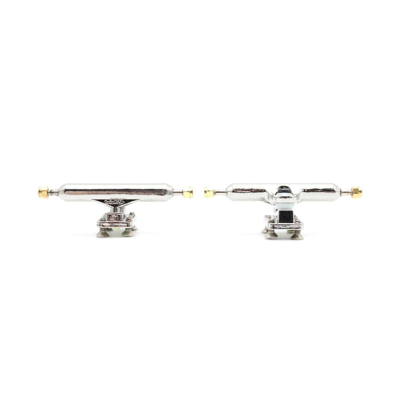 33mm Professional Blistered Fingerboard Trucks - Silver Chrome