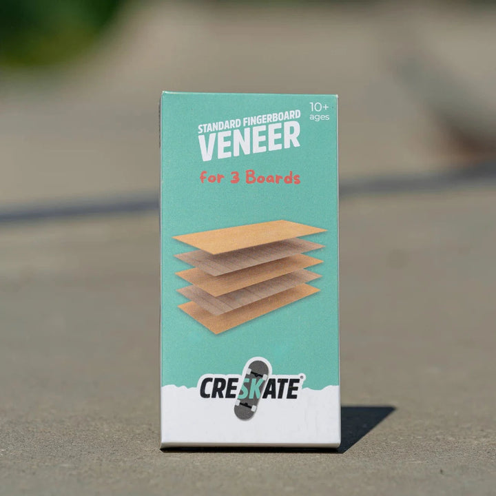 Teak Tuning Pro Fingerboards Standard Fingerboard Veneer Pack for 3 Boards - Maple/Beech Veneer by CRESKATE