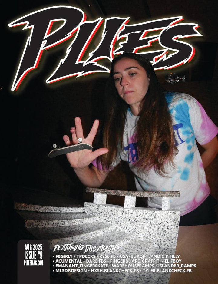Teak Tuning Pro Fingerboards Plies Magazine Issue #9 by USAFBL - Limited Edition Physical Print Copy of Plies Magazine Issue #9