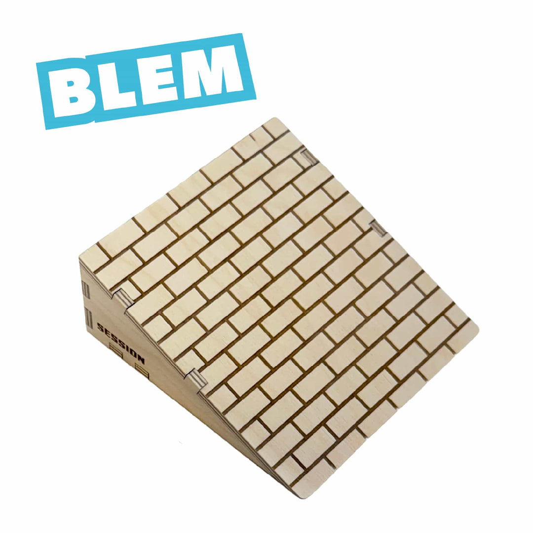 Session Fingerboards BLEM Wooden Brick Kicker - Session x Teak - Minor Imperfections - FINAL SALE