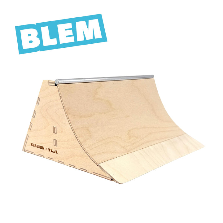 Session Fingerboards BLEM The Mini Quarter Bank - Session x Teak - Minor Imperfections - FINAL SALE