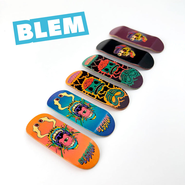 Session Fingerboards BLEM Session x TUIBZ Collab Deck - Random Graphic - Blem Deck - FINAL SALE