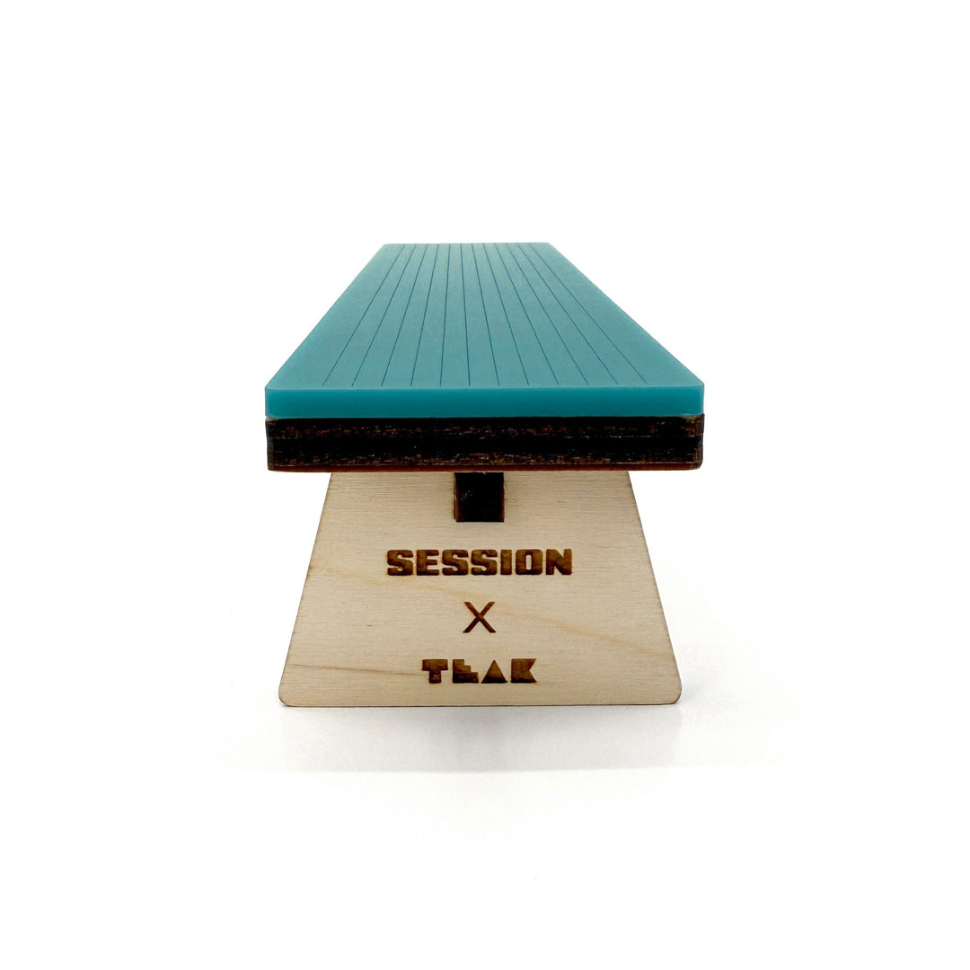 Session Fingerboards The Bench - Wooden Fingerboard Obstacle with Acrylic Surface
