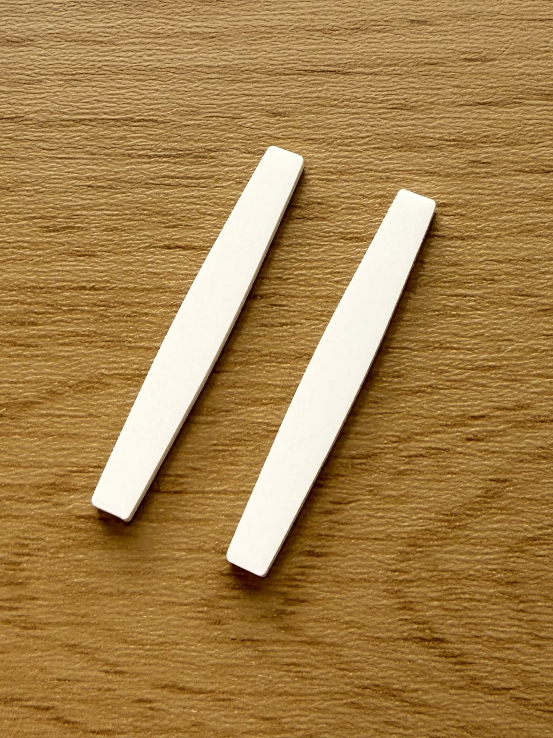 Teak Tuning Acrylic Self Adhesive Board Rails - White Snow
