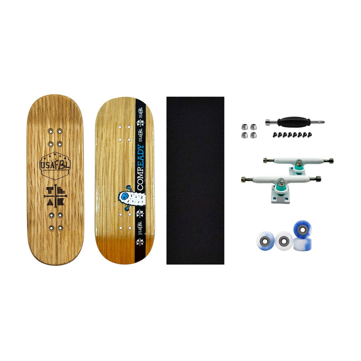 Teak Tuning Pro Fingerboards COMPREADY Pro Fingerboard Complete - 34mm Exclusive Collaboration with USAFBL x Teak Tuning x Session