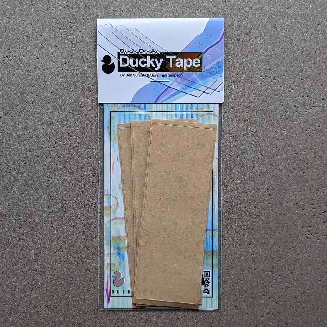 FlatFace Fingerboards 3PK Crystal Clear Ducky Tape - 0.2mm Clear Tape by Duck Decks
