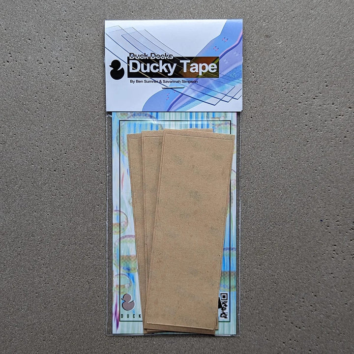 FlatFace Fingerboards 3PK Crystal Clear Ducky Tape - 0.2mm Clear Tape by Duck Decks