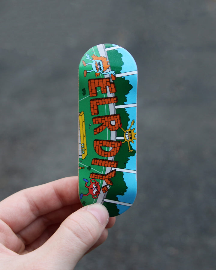 Teak Tuning East Little Rock DIY Fundraiser Fingerboard Deck - Popsicle Shape - Limited Edition Graphic Fingerboard Deck