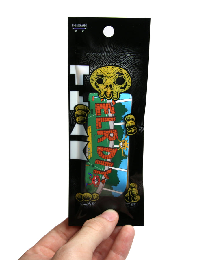 Teak Tuning East Little Rock DIY Fundraiser Fingerboard Deck - Popsicle Shape - Limited Edition Graphic Fingerboard Deck