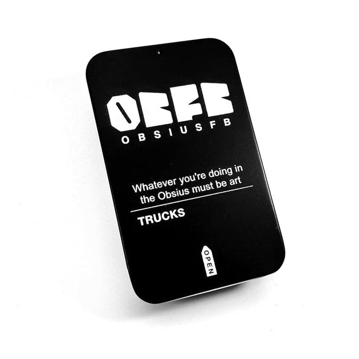 Obsius 32mm Obsius Pro Fingerboard Trucks - Silver Chrome Colorway