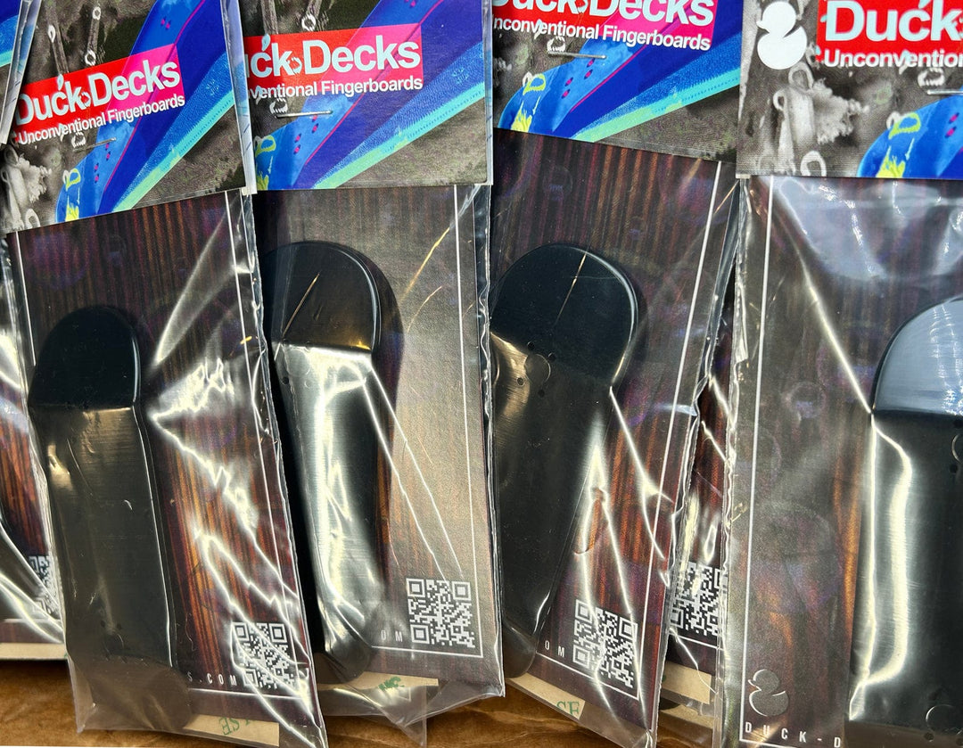 FlatFace Fingerboards 34mm "Black Hole" Fingerboard Deck by Deck Decks - Pekin V2 Shape