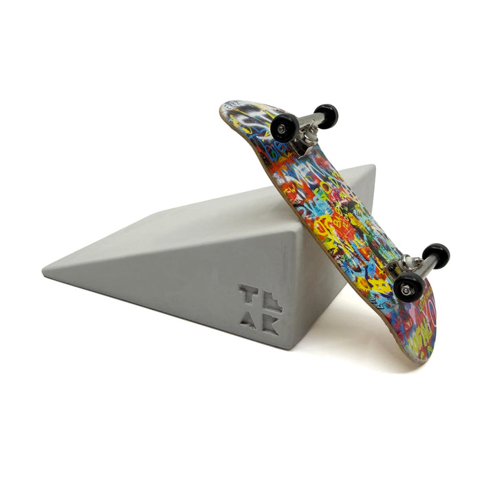 Teak Tuning - Monument Series BLEM Monument Series Concrete Lowboy 1.5 Kicker Ramp, Medium - 4" Long, 1.5" Tall - "Sterling Gray" Colorway - FINAL SALE