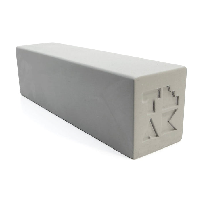 Teak Tuning - Monument Series BLEM Monument Series Concrete Straight "Bread" Loaf Obstacle - 7" Long, 2" Tall - "Sterling Gray" Colorway - FINAL SALE