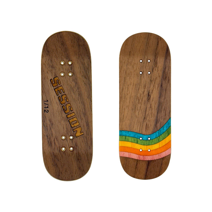 Session Fingerboards SESSION Limited Edition Handcrafted Stripe Split Ply Wooden Deck - 34mm x 97mm