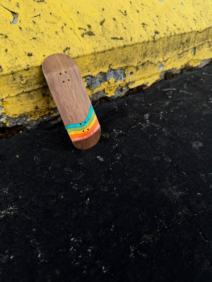 Session Fingerboards SESSION Limited Edition Handcrafted Stripe Split Ply Wooden Deck - 34mm x 97mm