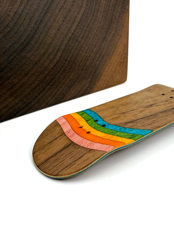 Session Fingerboards SESSION Limited Edition Handcrafted Stripe Split Ply Wooden Deck - 34mm x 97mm