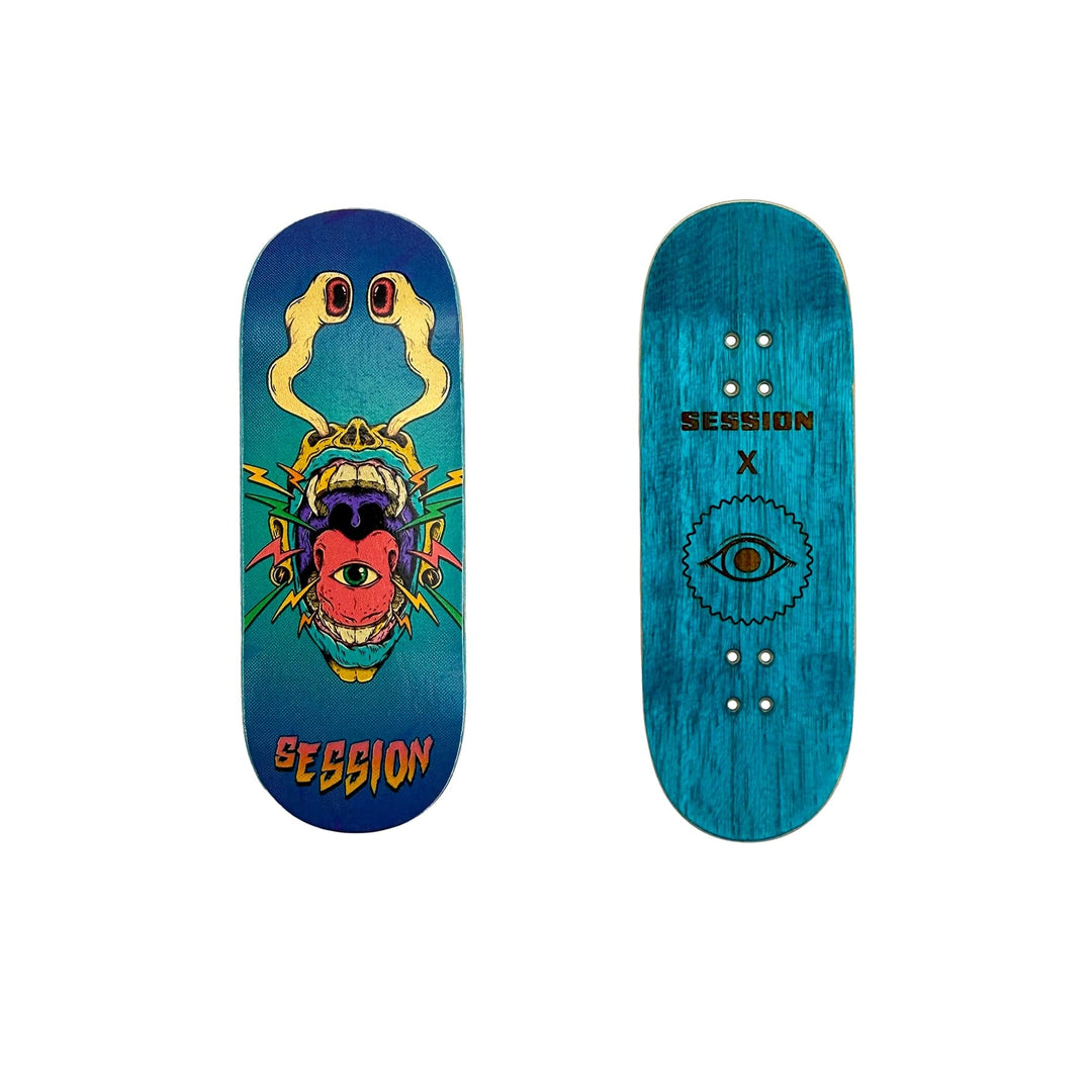 Session Fingerboards SESSION x TUIBZ Collab Decks - LOUD (Blue) - 32mm OR 34mm