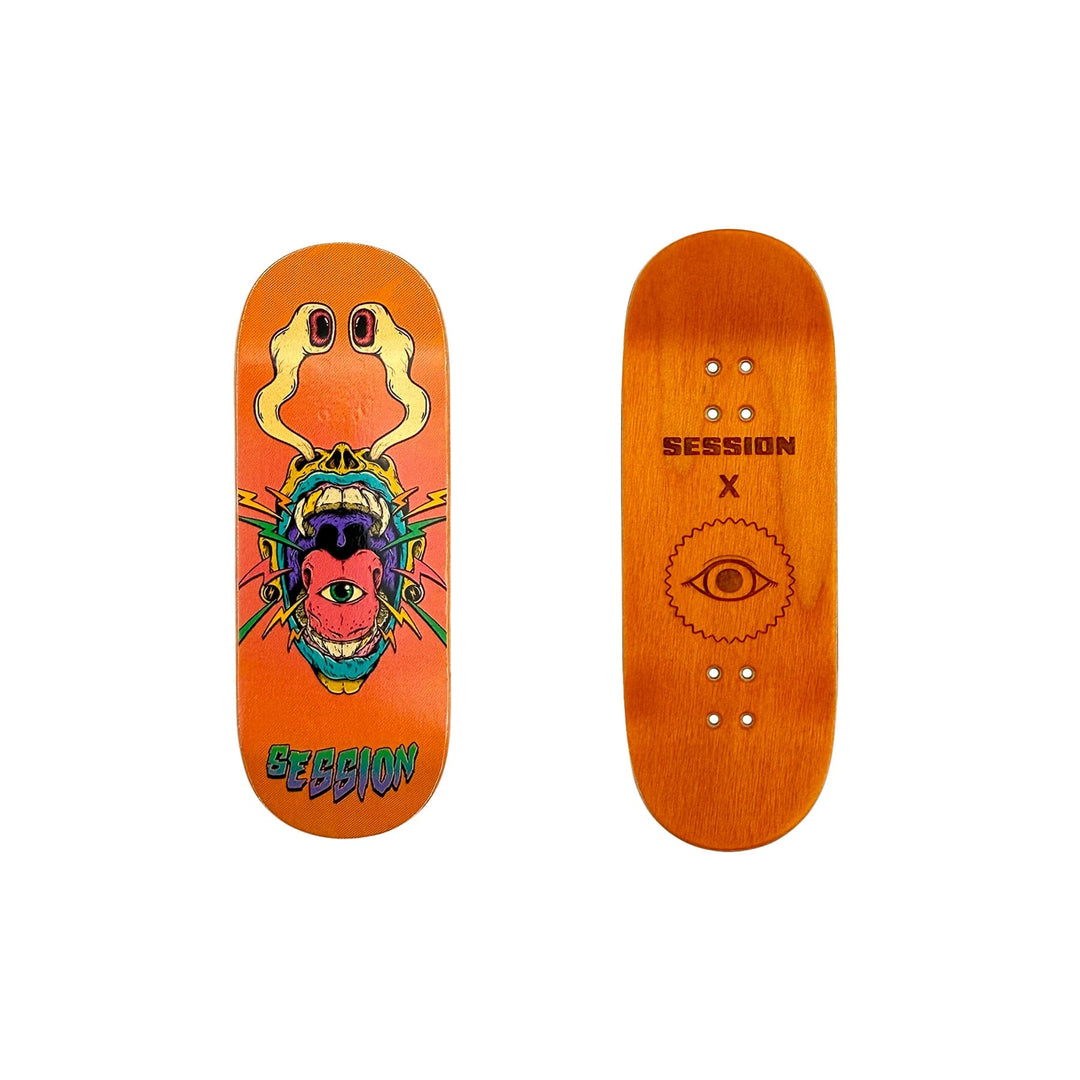 Session Fingerboards SESSION x TUIBZ Collab Decks - LOUD (Orange) - 32mm OR 34mm