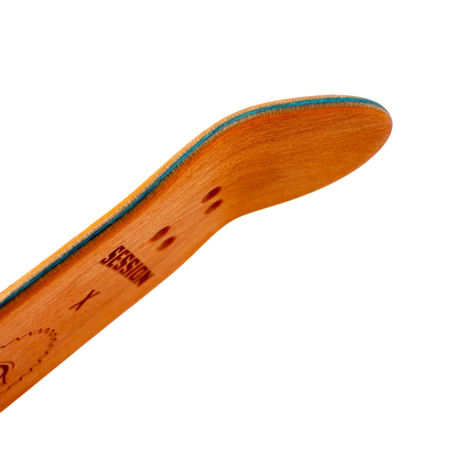 Session x Tuibz LOUD Orange | Fingerboard Deck – Teak Tuning Pro