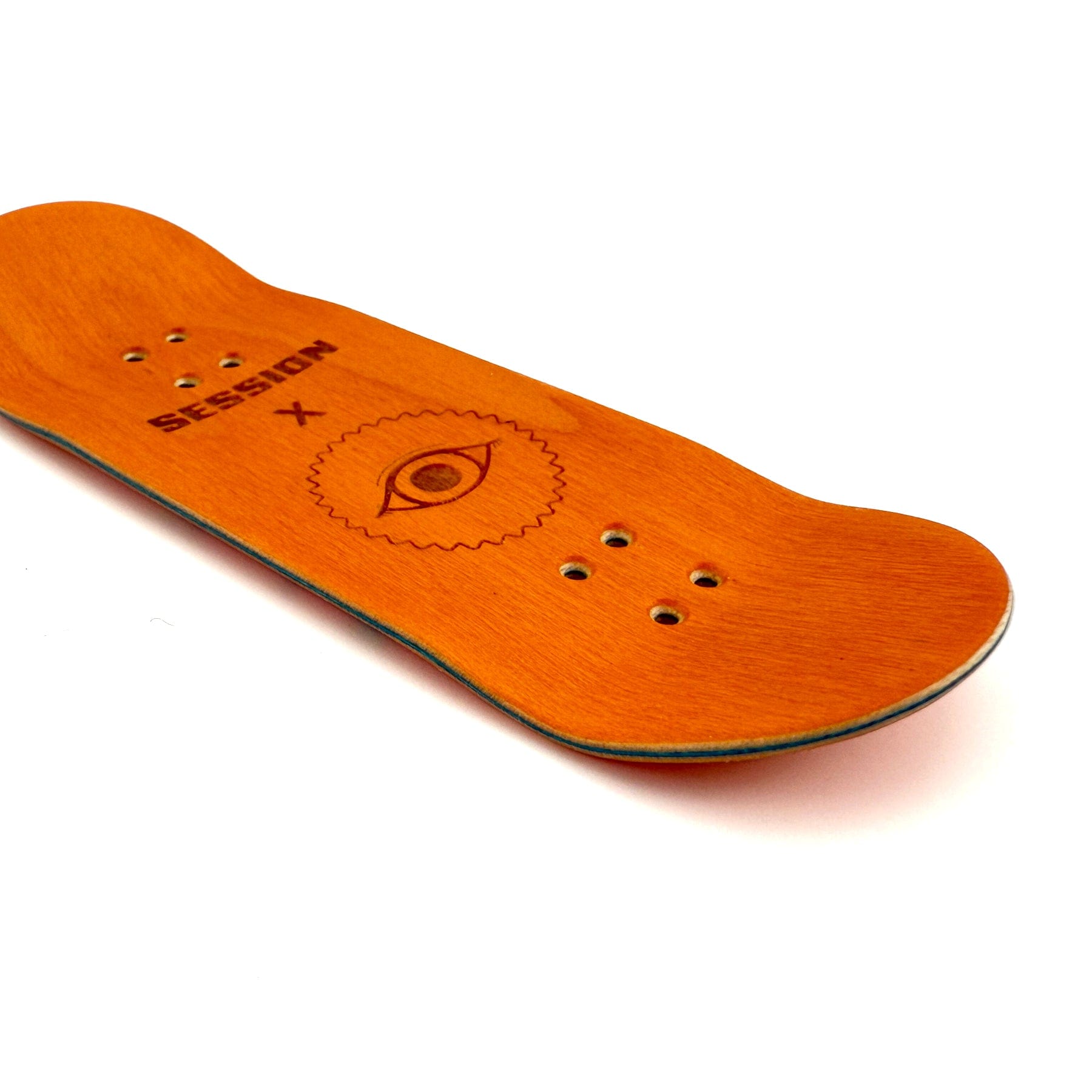 Session x Tuibz LOUD Orange | Fingerboard Deck – Teak Tuning Pro