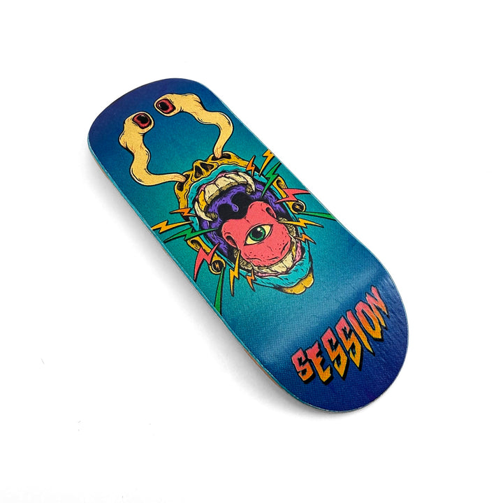 Session Fingerboards BLEM Session x TUIBZ Collab Deck - Random Graphic - Slightly Warped Blem Deck - FINAL SALE