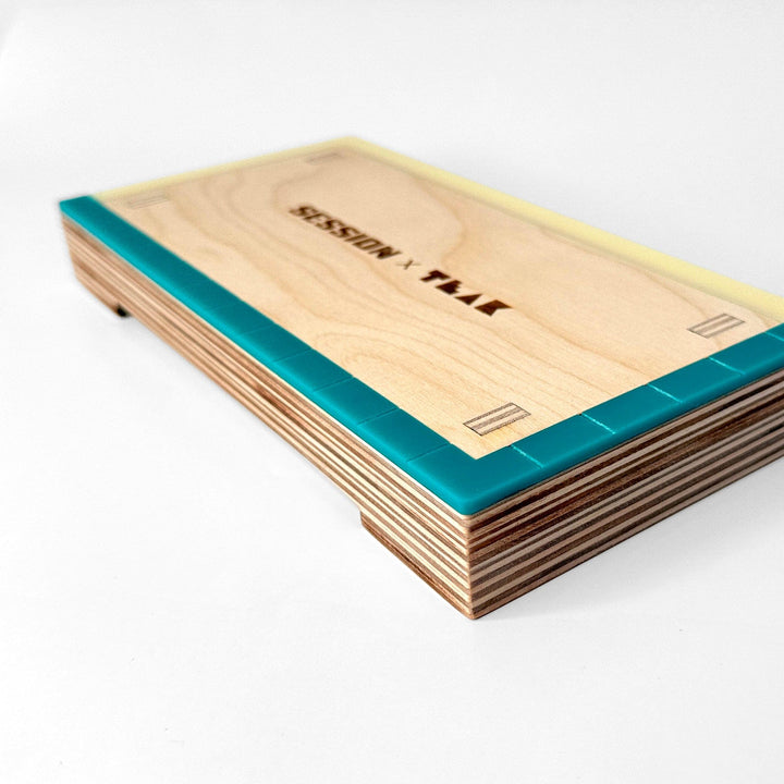 Session Fingerboards Manual Pad - Wooden Fingerboard Obstacle with Acrylic Coping