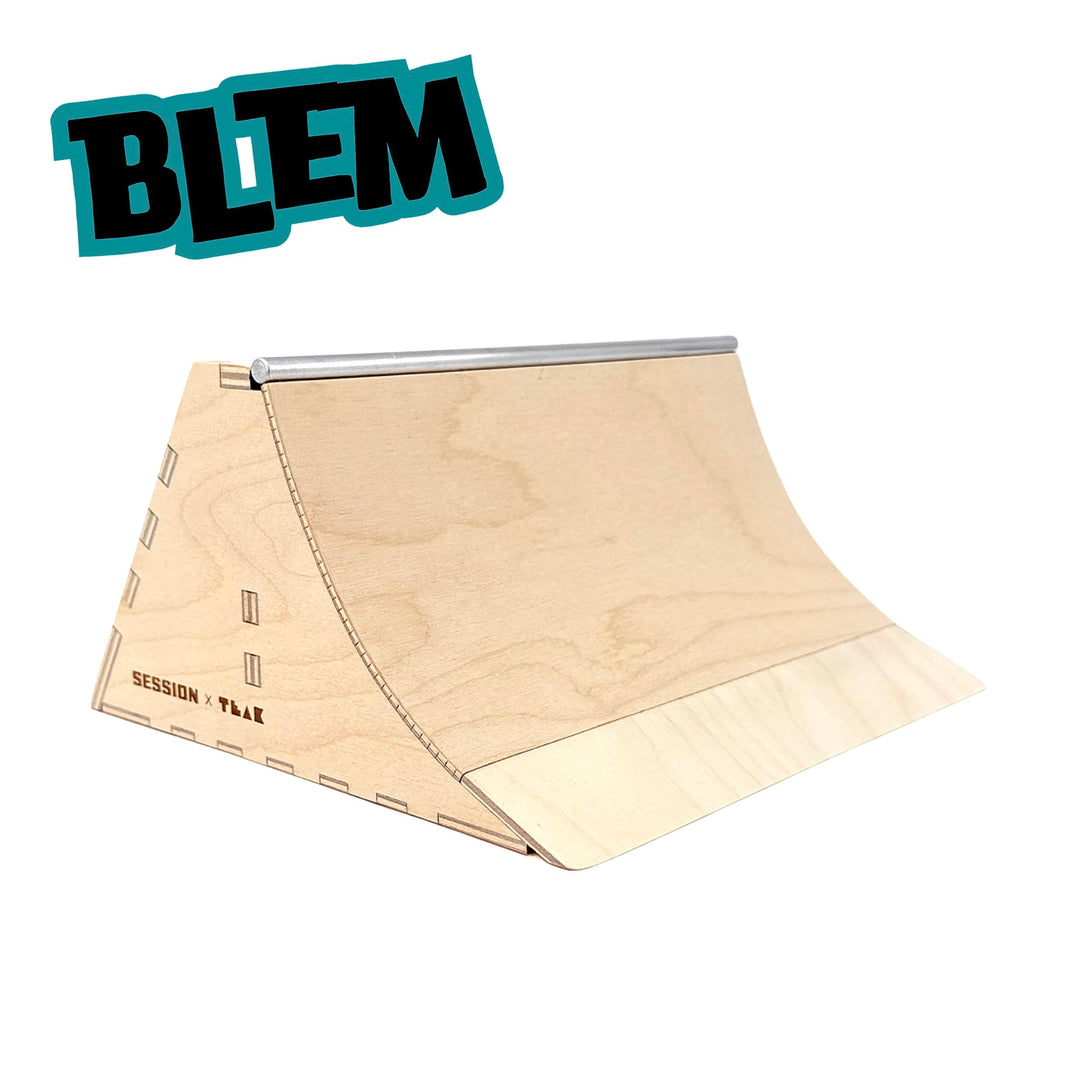 Session Fingerboards BLEM The Mini Quarter Bank - Session x Teak - Minor Imperfections