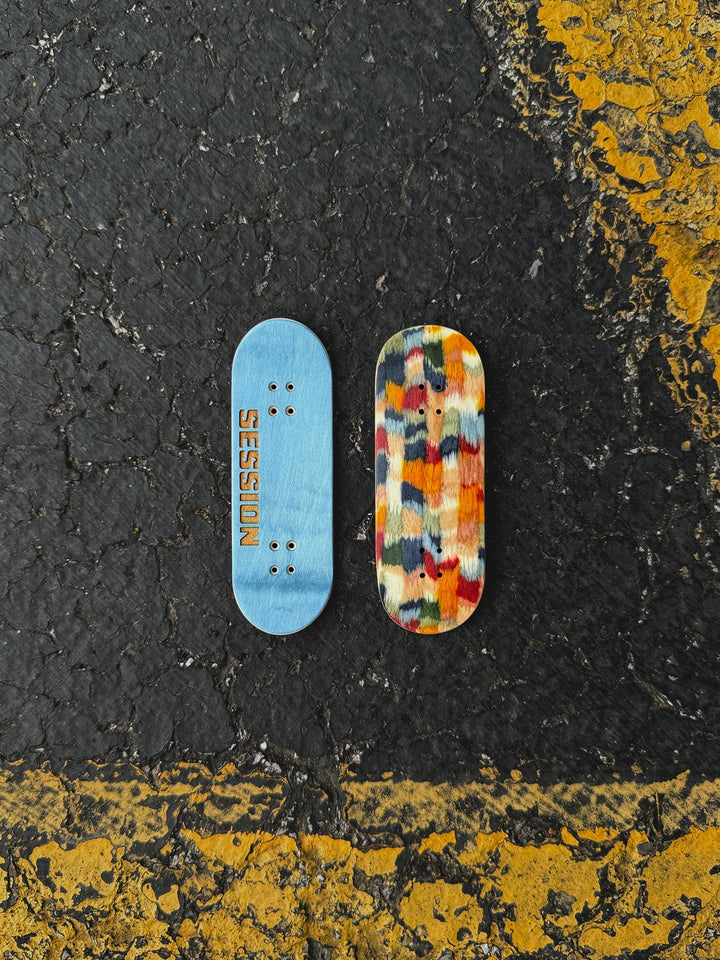 Session Fingerboards SESSION Patchwork Handcrafted Wooden Deck - 32mm OR 34mm