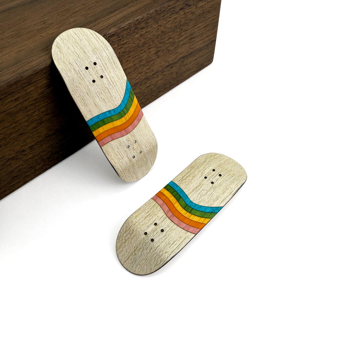 Session Fingerboards SESSION Stripe Split Ply Wooden Deck (Pearl Version) - 32mm OR 34mm
