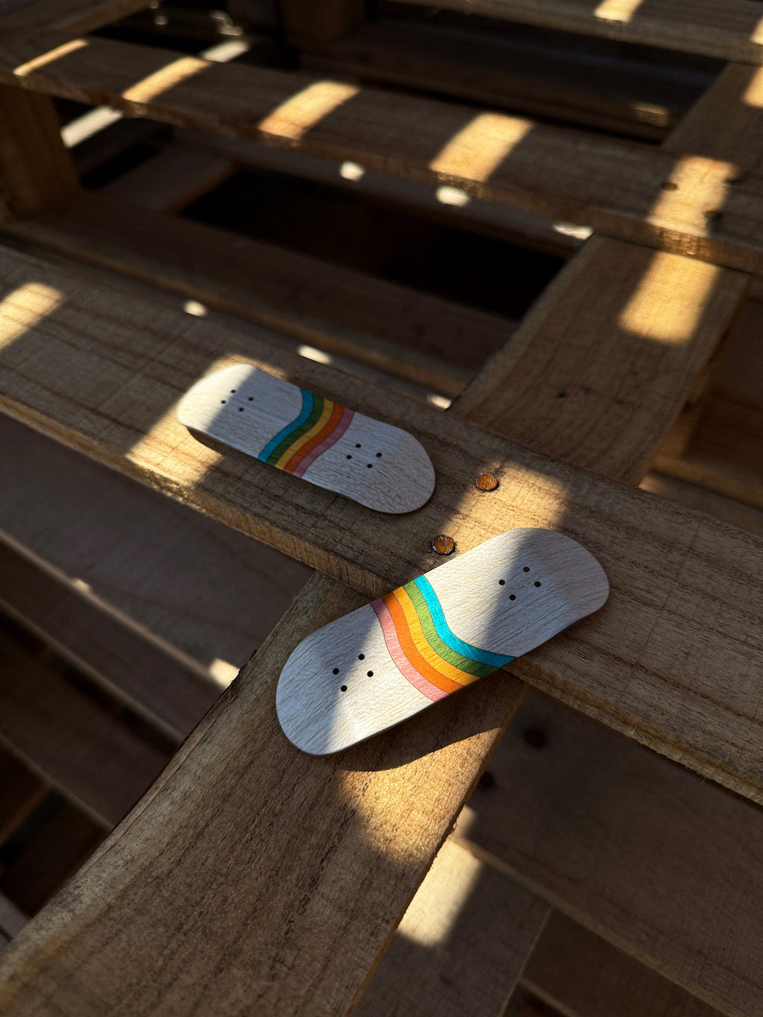 Session Fingerboards SESSION Stripe Split Ply Wooden Deck (Pearl Version) - 32mm OR 34mm