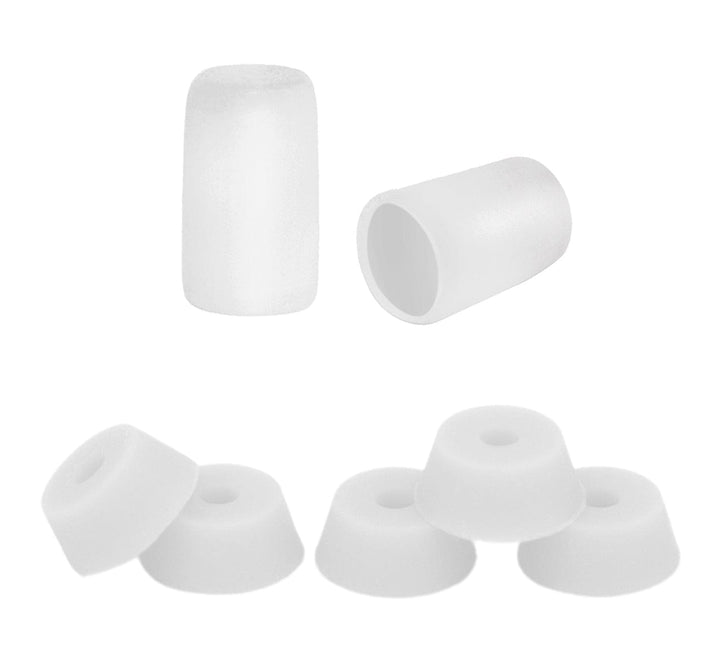 Teak Tuning Pro Duro Pivot Cups Fingerboard Tuning Kit - Set of 2 Pivot Cups & Pro Duro Bubble Bushings Set - White Colorway