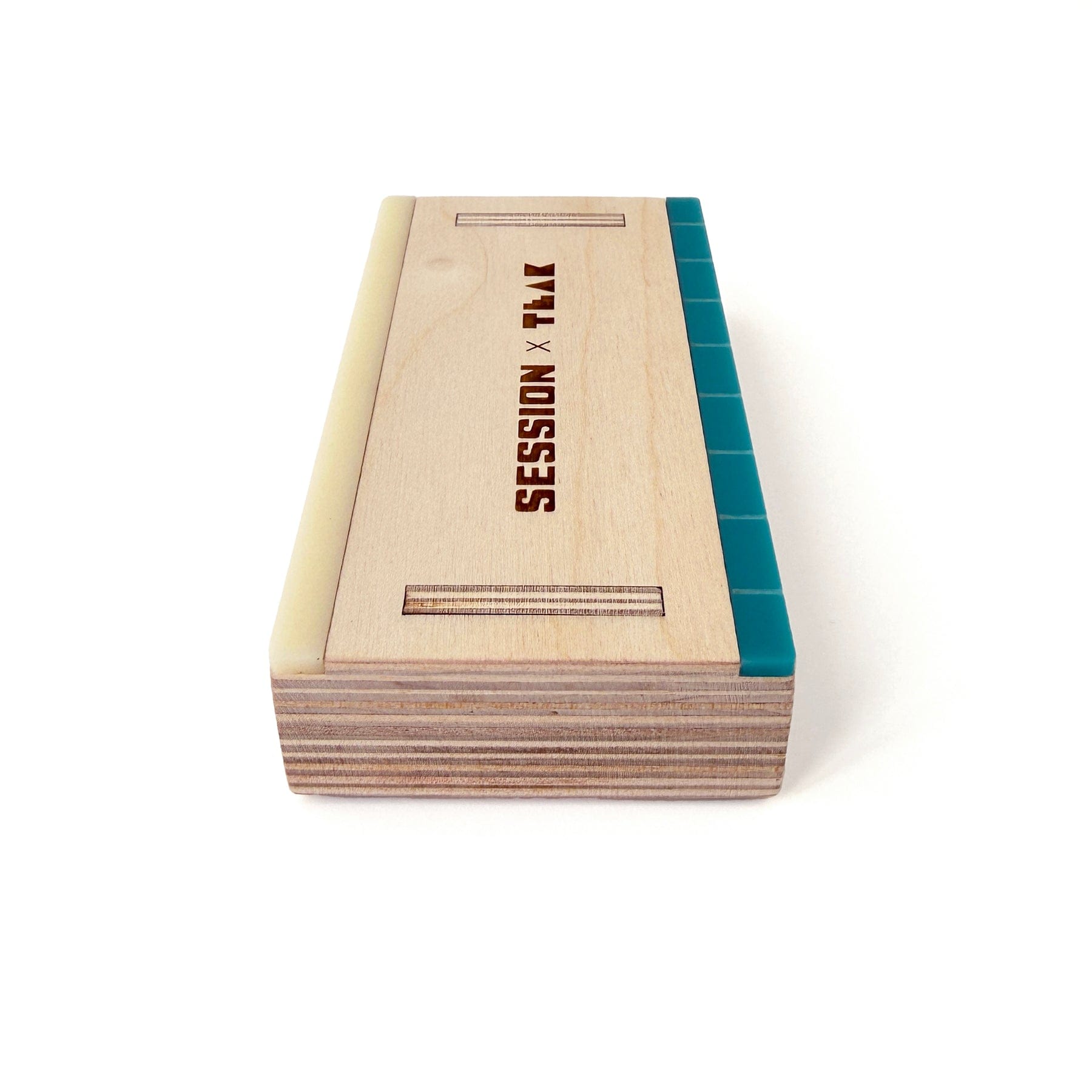 Session x Teak Pocket Manual Pad | Wooden Mini Fingerboard