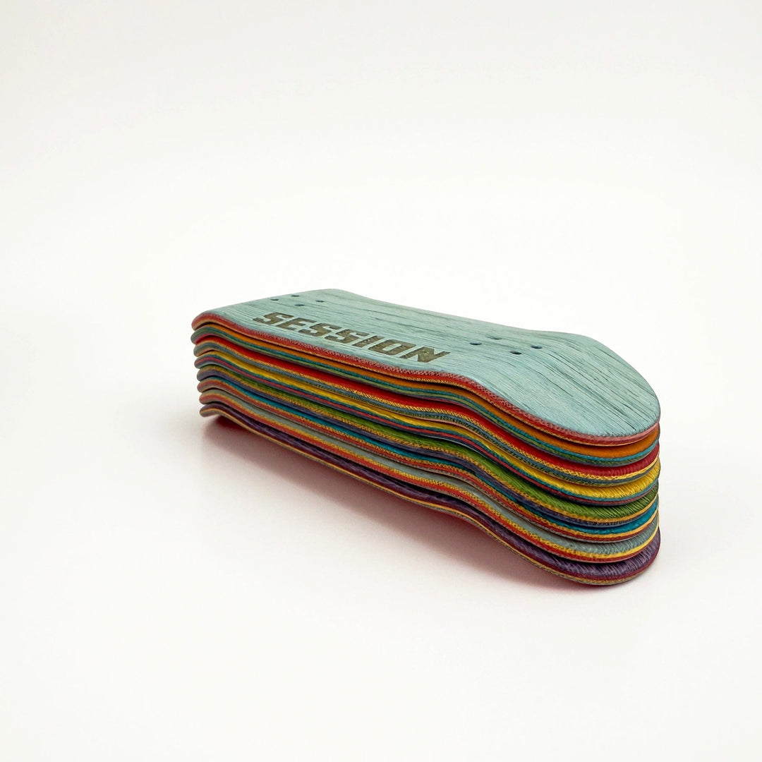 Session Fingerboards SESSION Limited Edition Multicolor Wooden Deck - 34mm x 97mm