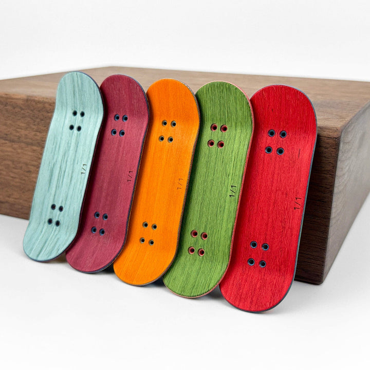Session Fingerboards SESSION Limited Edition Multicolor Wooden Deck - 34mm x 97mm