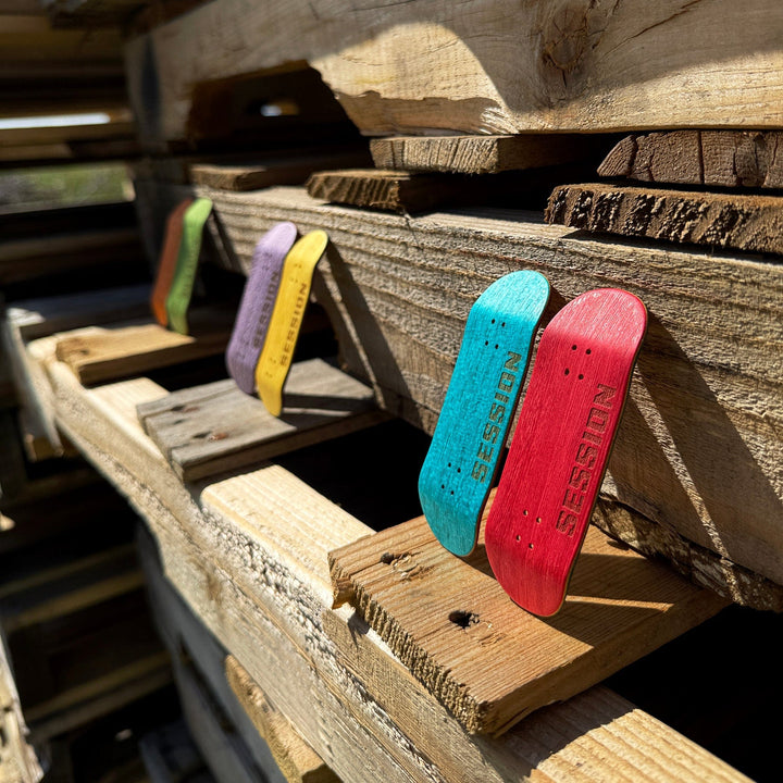 Session Fingerboards SESSION Limited Edition Multicolor Wooden Deck - 34mm x 97mm