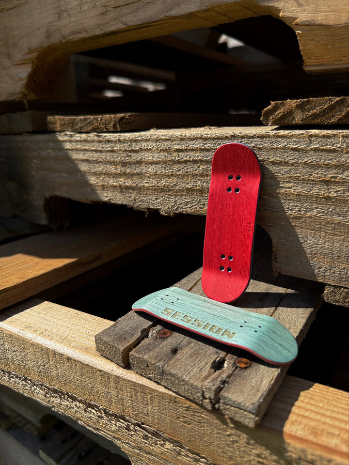 Session Fingerboards SESSION Limited Edition Multicolor Wooden Deck - 34mm x 97mm