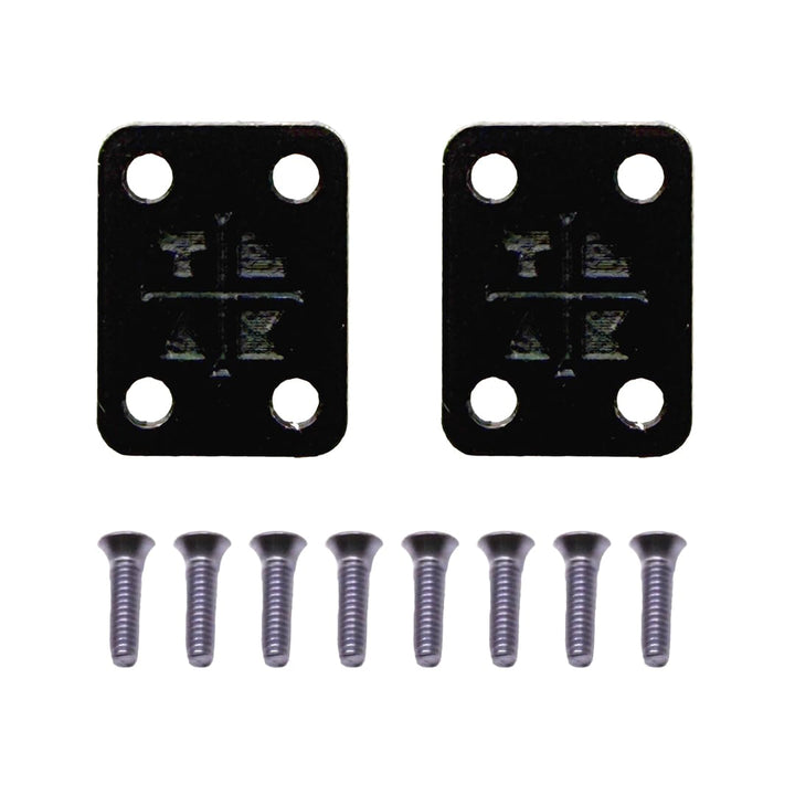 Teak Tuning Acrylic Slim Riser Pad Kit (Includes 8 Long Screws) - Pitch Black