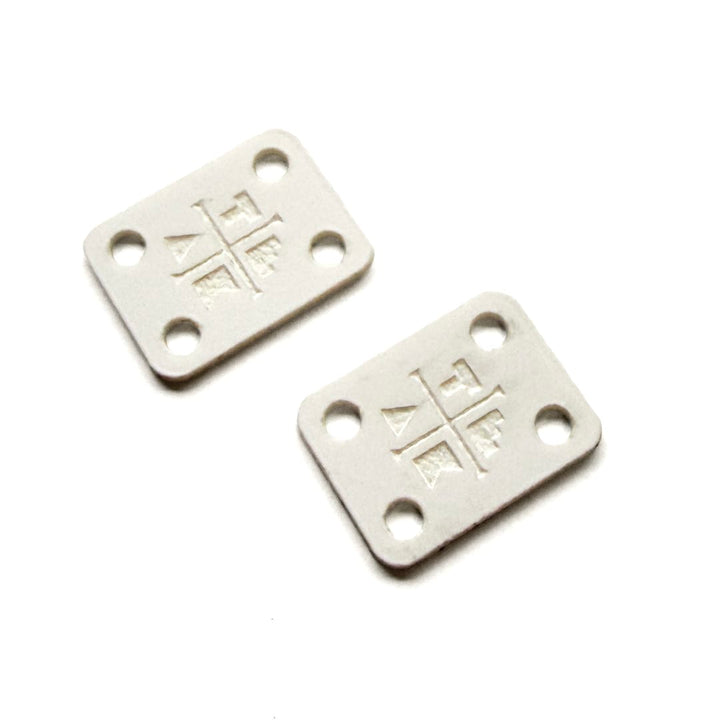Teak Tuning Acrylic Slim Riser Pad Kit (Includes 8 Long Screws) - White Snow