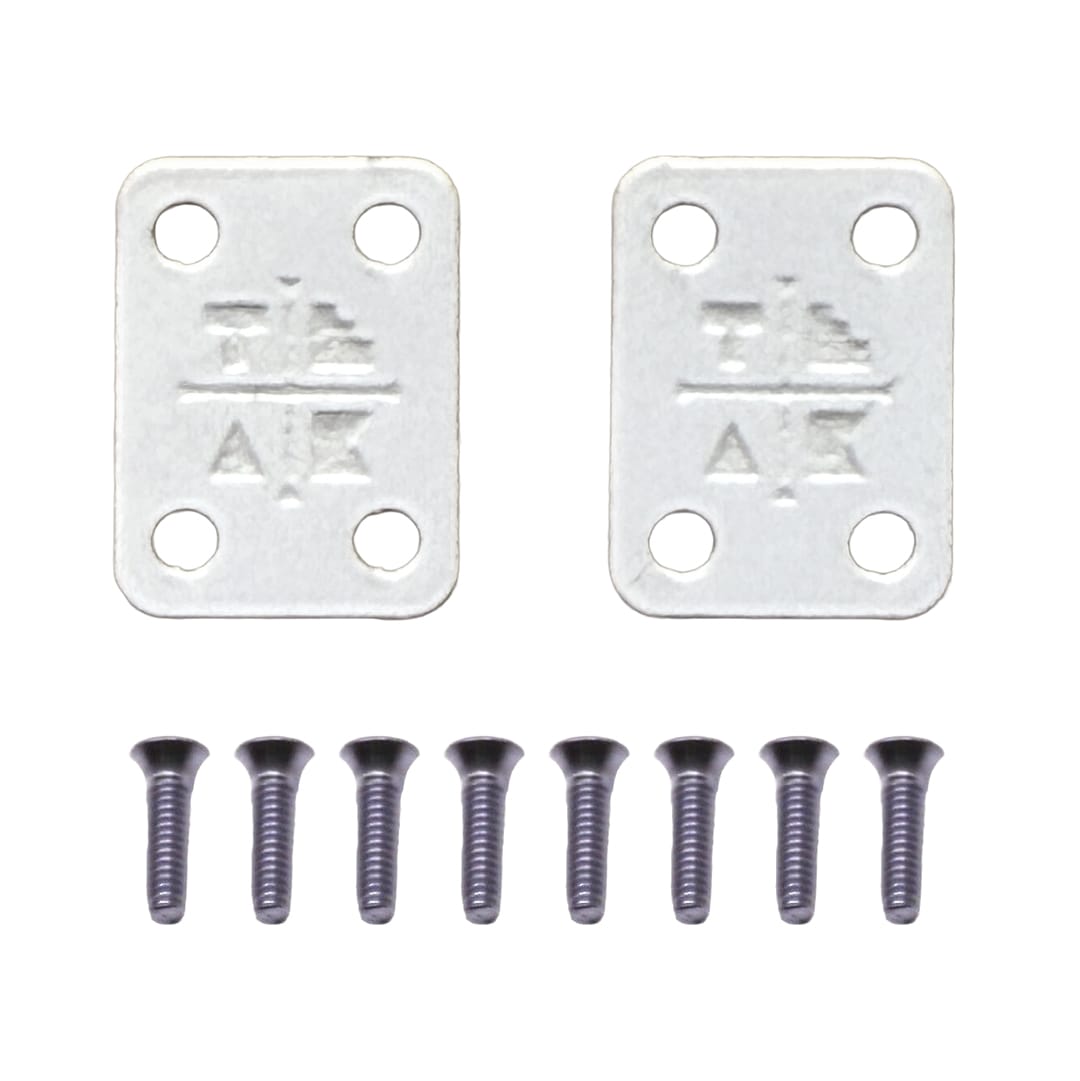 Plastic Riser Pads Acrylic Slim Riser Pad Kit (Includes 8 Long Screws) - White Snow – Teak ...