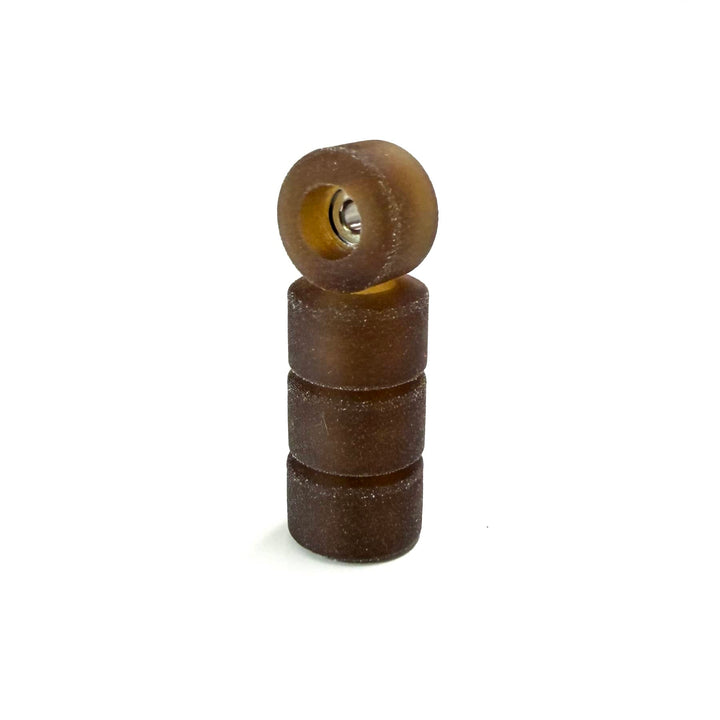 Session Fingerboards Limited Edition Session Anniversary Apex New Street Wheels, "Frosted Mug of Root Beer" - 61D - Ultraspin Bearings