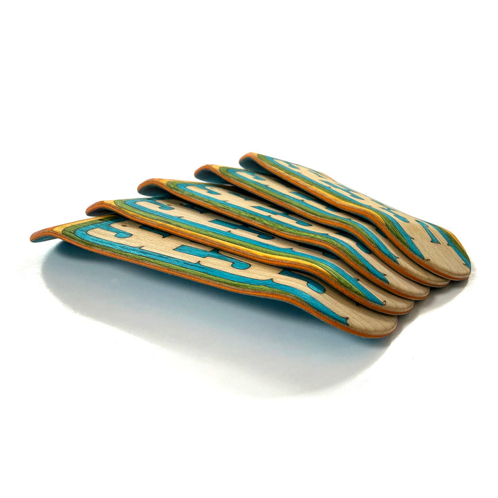 Session Fingerboards Limited Edition Session Anniversary Handcrafted Split Ply Wooden Deck - 34mm x 97mm