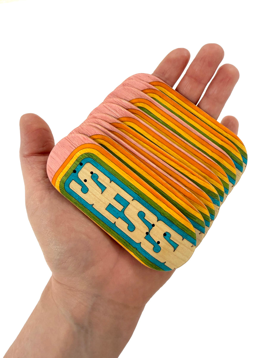 Session Fingerboards Limited Edition Session Anniversary Handcrafted Split Ply Wooden Deck - 34mm x 97mm