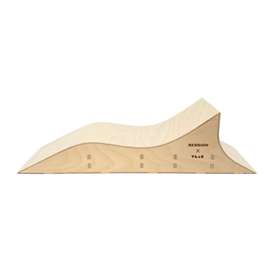 The Shark - Quarter Pipe + Mellow Wave Ramp – Teak Tuning Pro Fingerboards