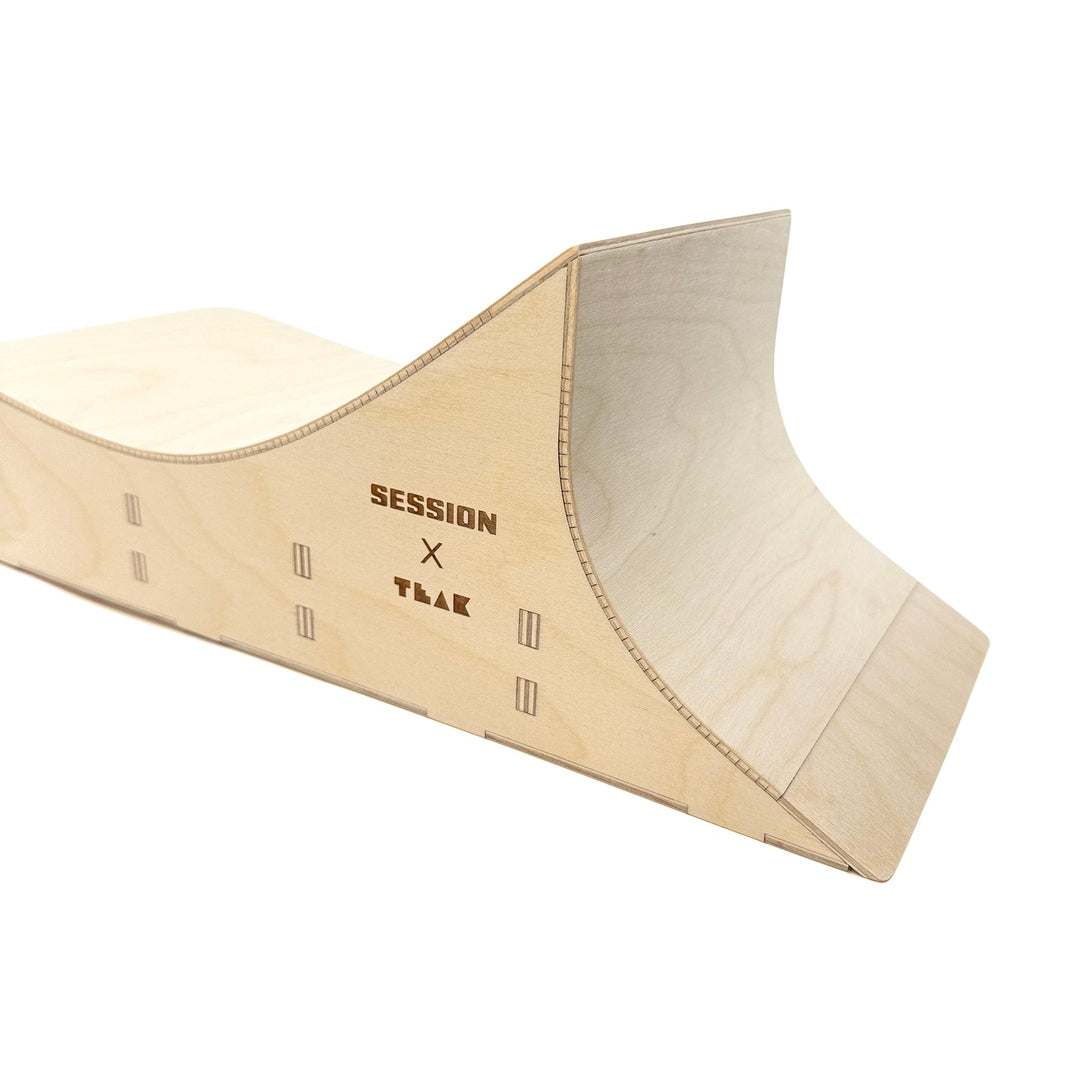Teak Ramp The Shark - Quarter Pipe + Mellow Wave Ramp – Teak Tuning Pro Fingerboards