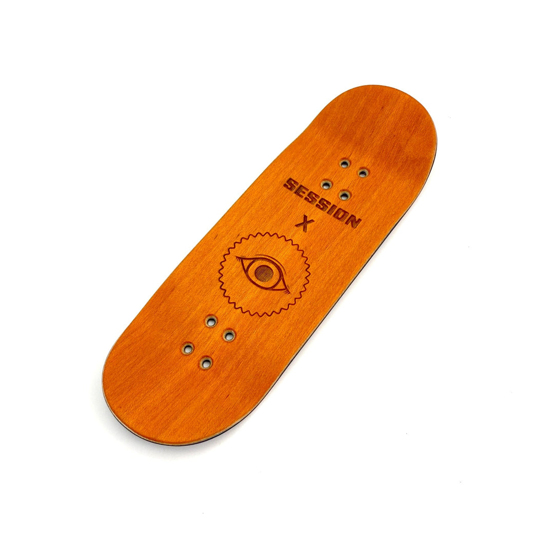 Session Fingerboards SESSION x TUIBZ Collab Decks - SHOCK (Orange) - 32mm OR 34mm