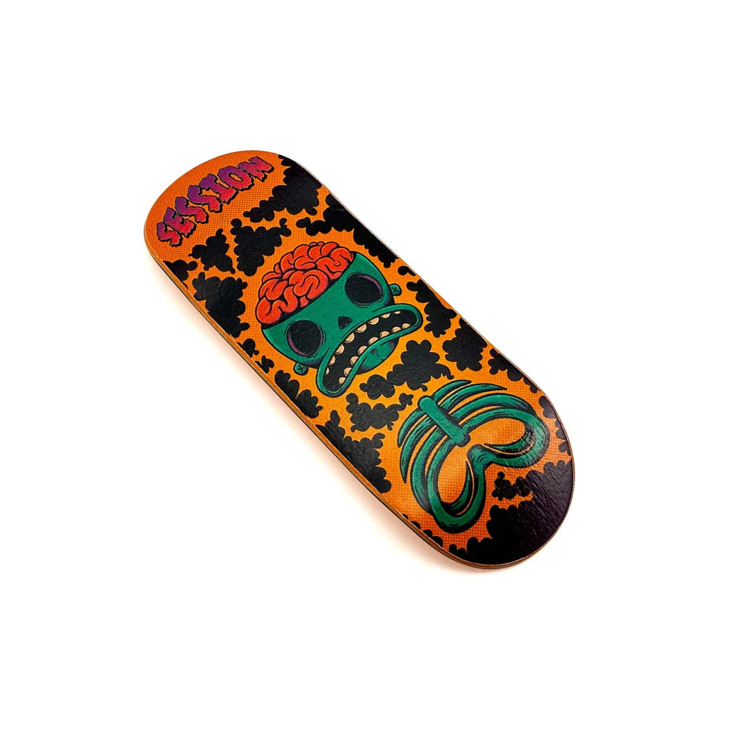 Session Fingerboards SESSION x TUIBZ Collab Decks - SHOCK (Orange) - 32mm OR 34mm