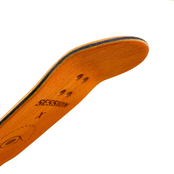 Session Fingerboards SESSION x TUIBZ Collab Decks - SHOCK (Orange) - 32mm OR 34mm
