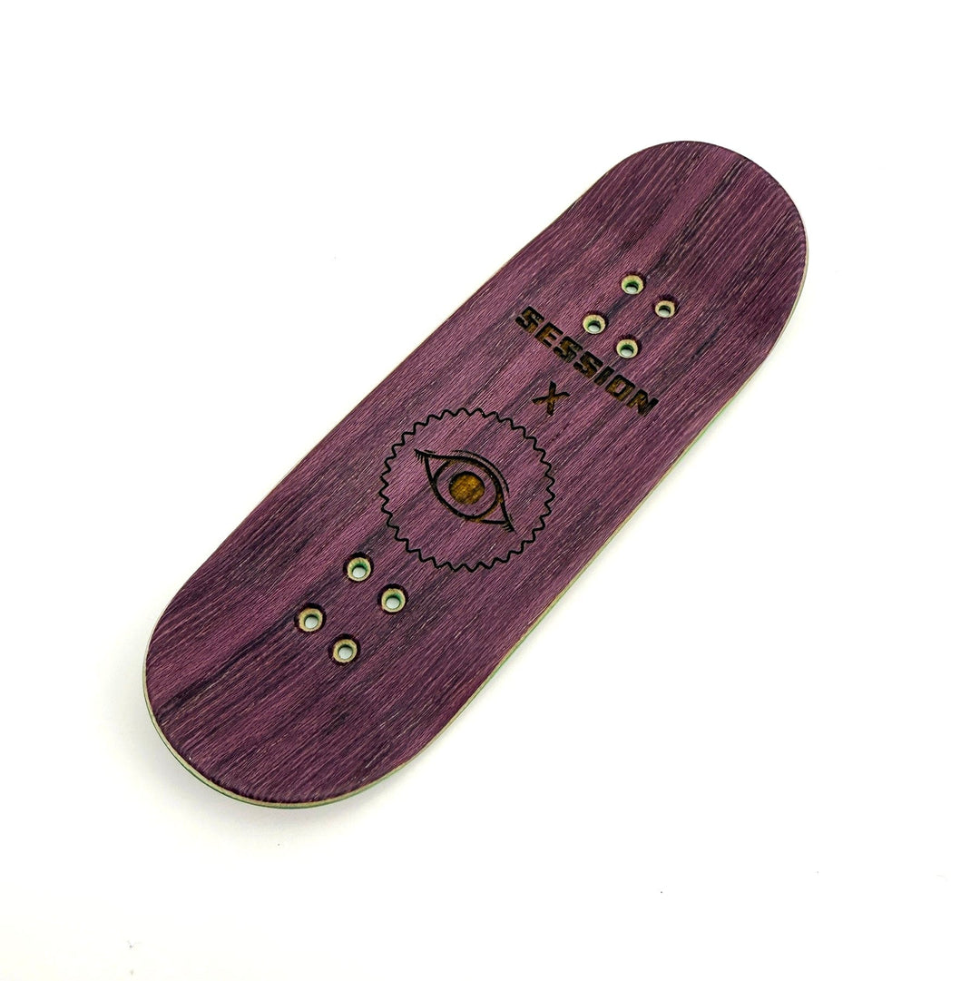Session Fingerboards SESSION x TUIBZ Collab Decks - SHOCK (Teal) - 32mm OR 34mm