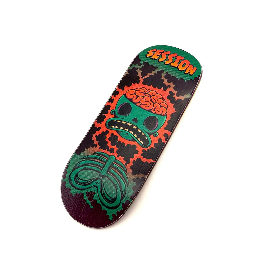 Session Fingerboards SESSION x TUIBZ Collab Decks - SHOCK (Teal) - 32mm OR 34mm